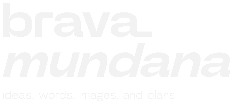 logomark brava mundana, ideas, images and plans